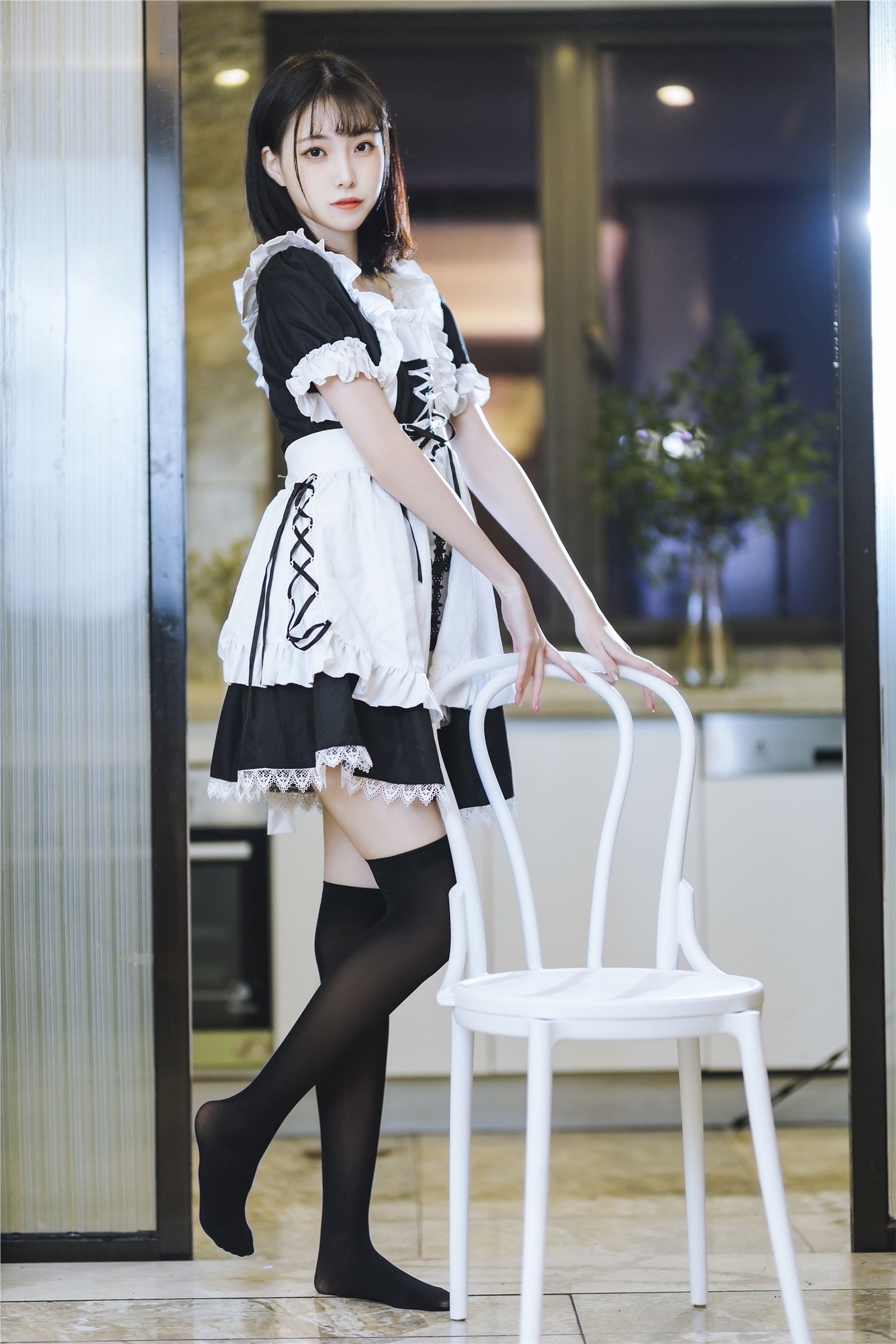 Xu LAN short skirt maid(1)